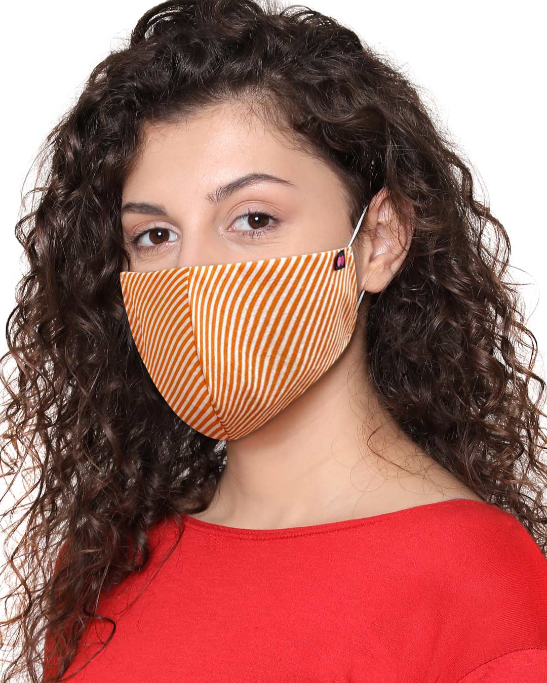 Shop Reusable 3 Layer Duckbill Fit Face Mask-Back