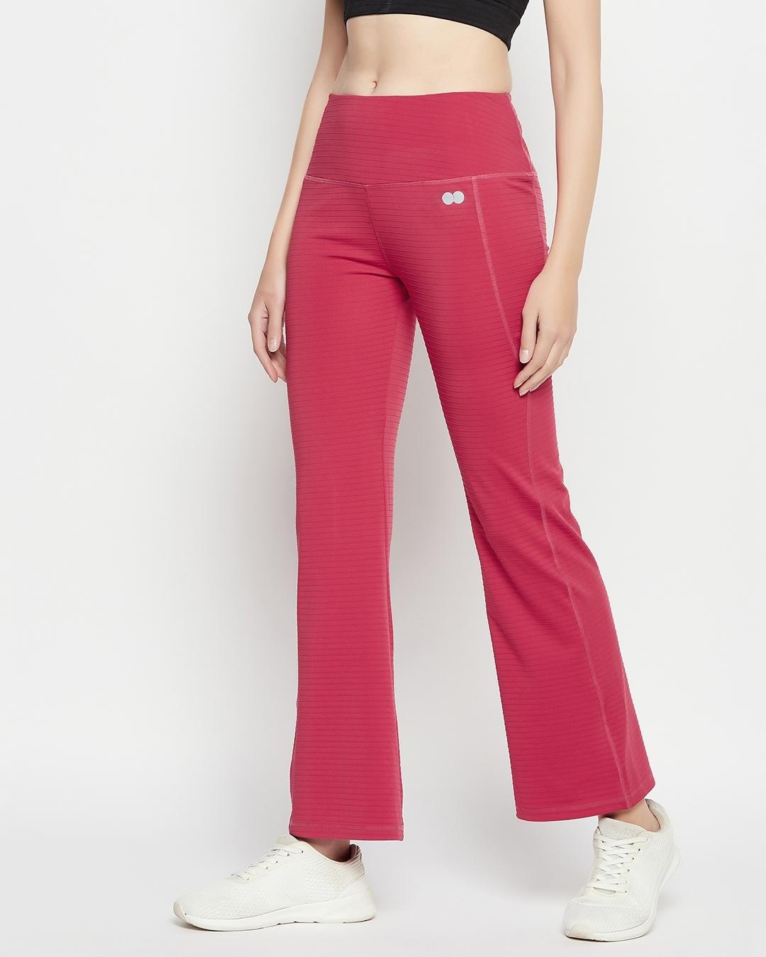 Shop Women's Maroon Activewear Track Pants-Back