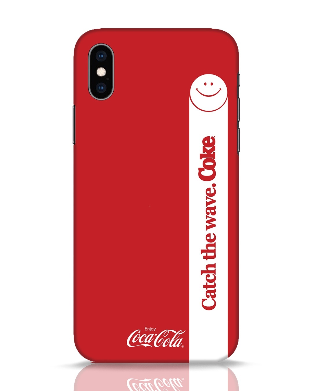 Buy Coca-Cola Catch The Coke White iPhone XS Mobile Cover for Unisex ...