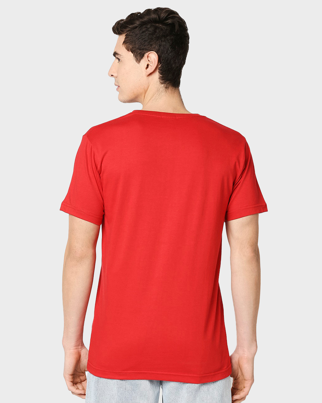 Shop Men's Red Coca-Cola Typography T-shirt-Back