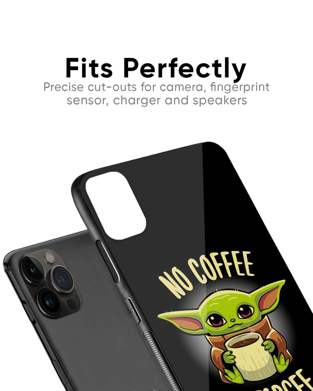 Shop Coffee Force Premium Glass Case for Apple iPhone 11 Pro (Shock Proof, Scratch Resistant)-Back
