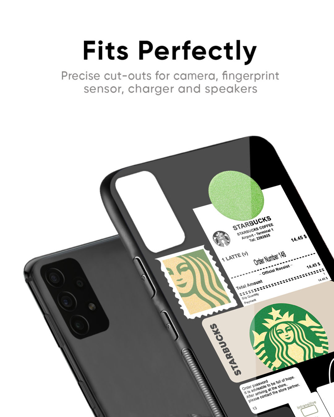 Shop Coffee Latte Premium Glass Case for OnePlus 7 Pro (Shock Proof, Scratch Resistant)-Back