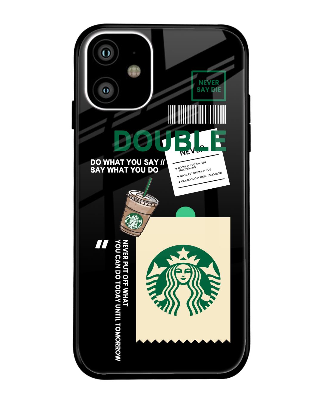 Buy Coffee Lovers Premium Glass Case for Apple iPhone 11 (Shock Proof