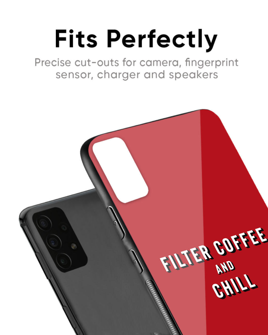 Shop Coffee Time Premium Glass Case for OnePlus 6T(Shock Proof, Scratch Resistant)-Back