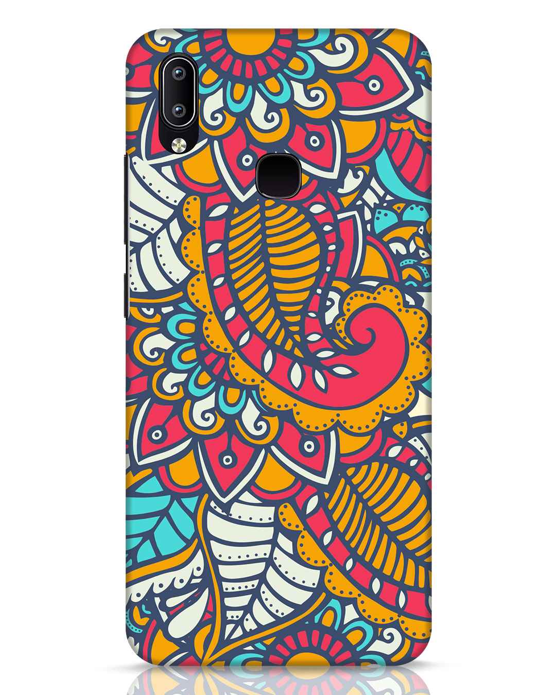Buy Colorful Floral Pattern Vivo Y91 Mobile Cover Online in India at