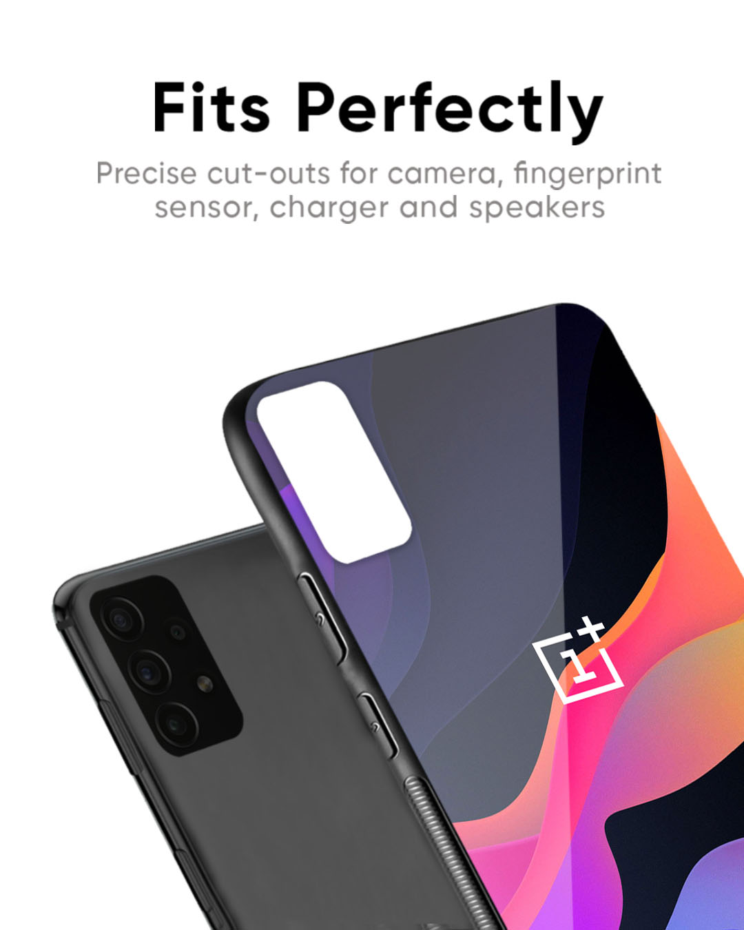 Shop Colorful Fluid Premium Glass Case for OnePlus Nord CE 3 Lite 5G (Shock Proof, Scratch Resistant)-Back