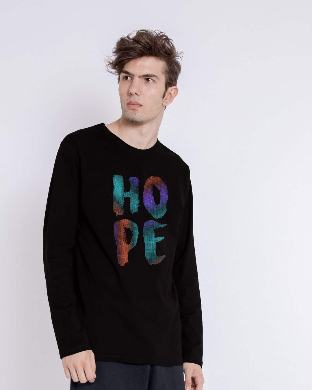 Shop Colorful Hope Full Sleeve T-Shirt-Back