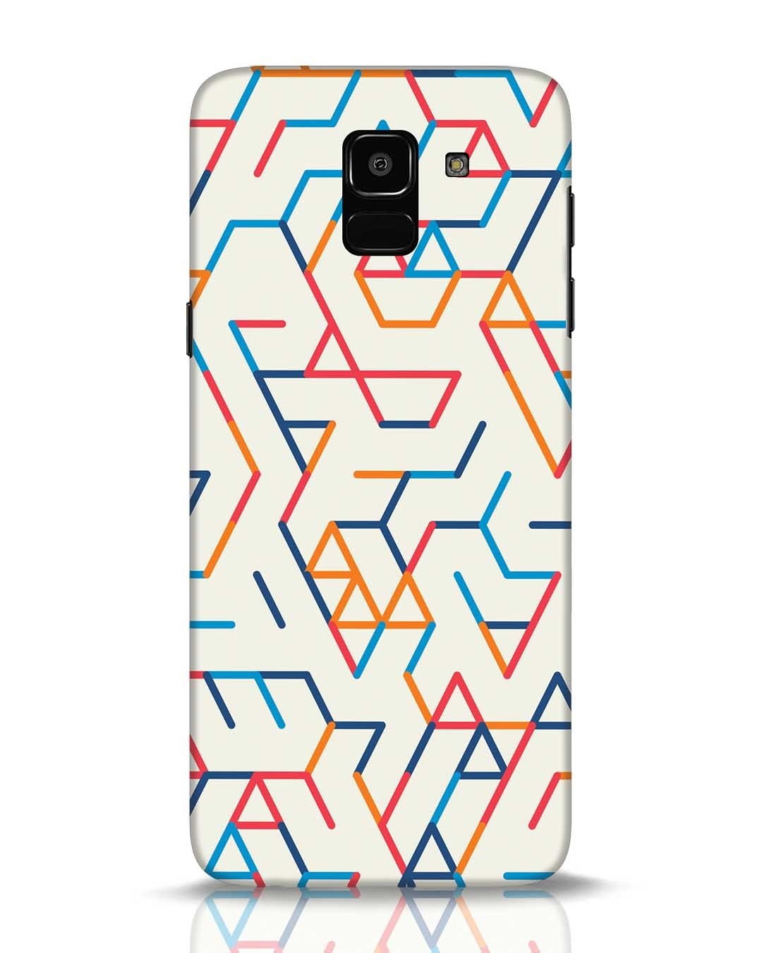 Buy Colorful Lines Samsung Galaxy J6 Mobile Cover For Unisex Samsung Galaxy J6 Online At Bewakoof 1858