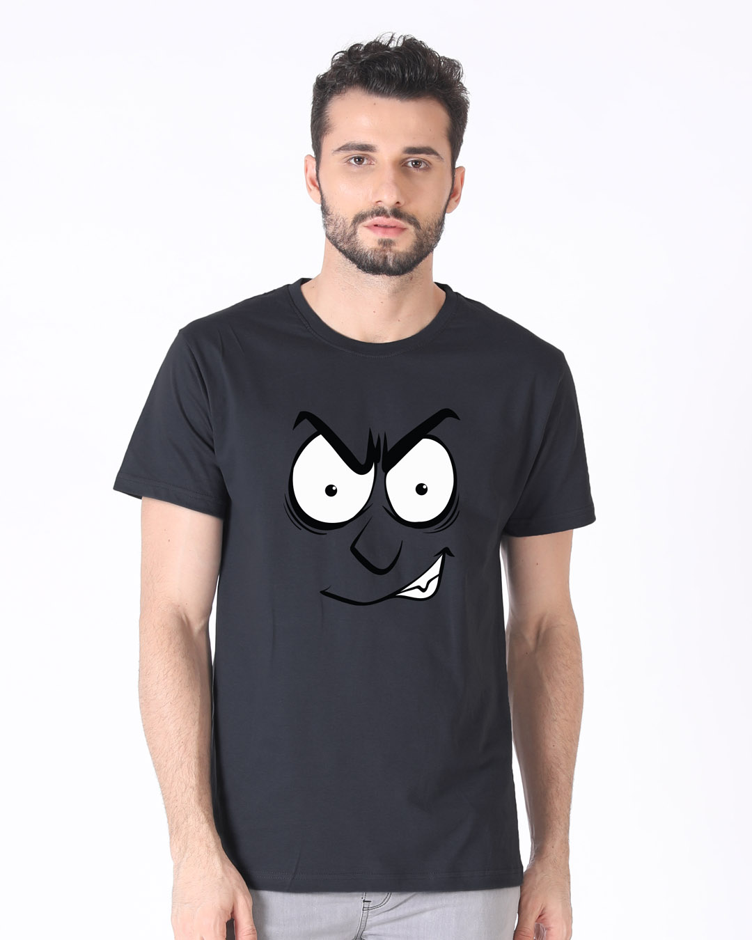 Shop Come On Face Half Sleeve T-Shirt-Back