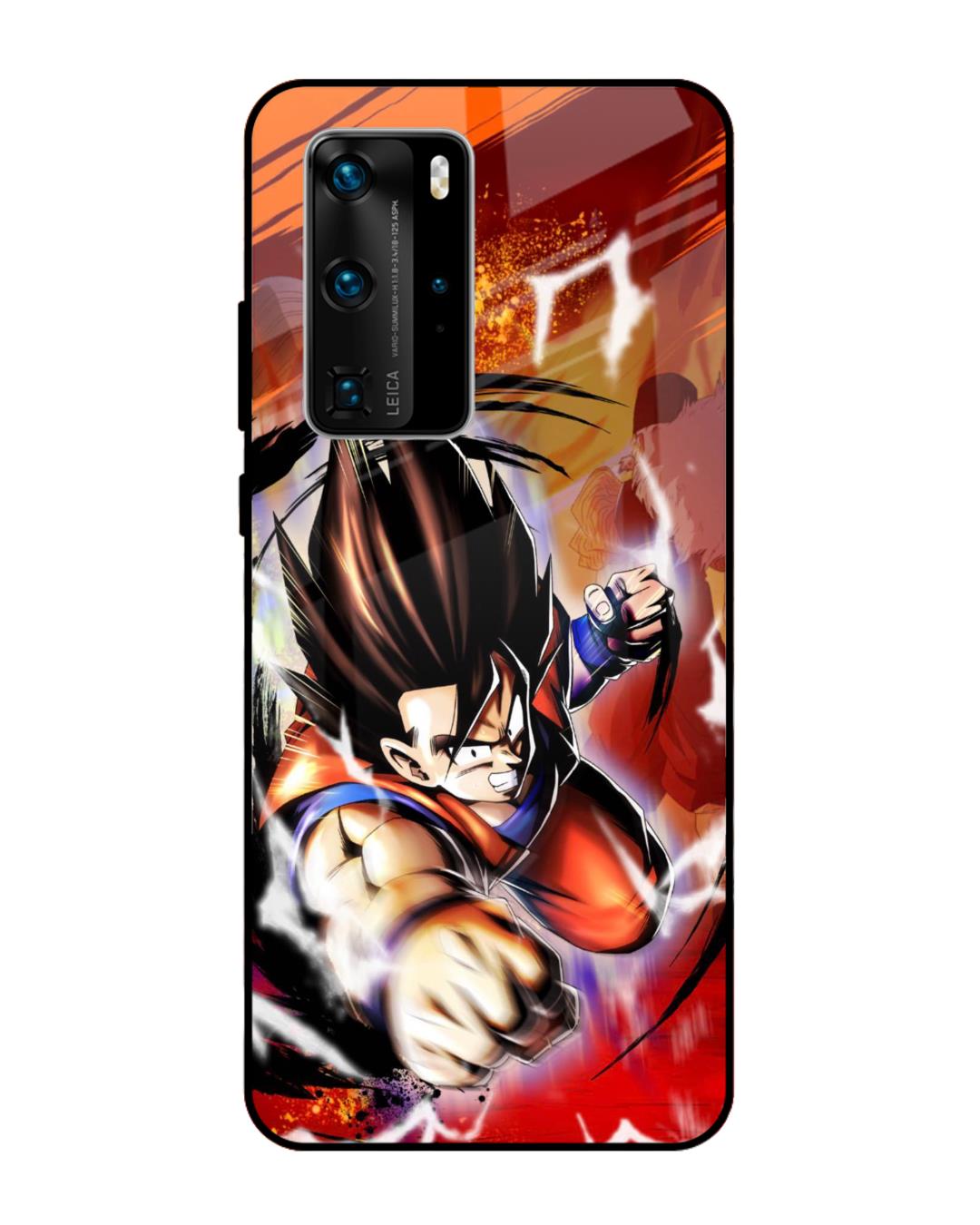 Buy Comic Anime forPremium Glass Case for Huawei P40 Pro (Shock Proof ...