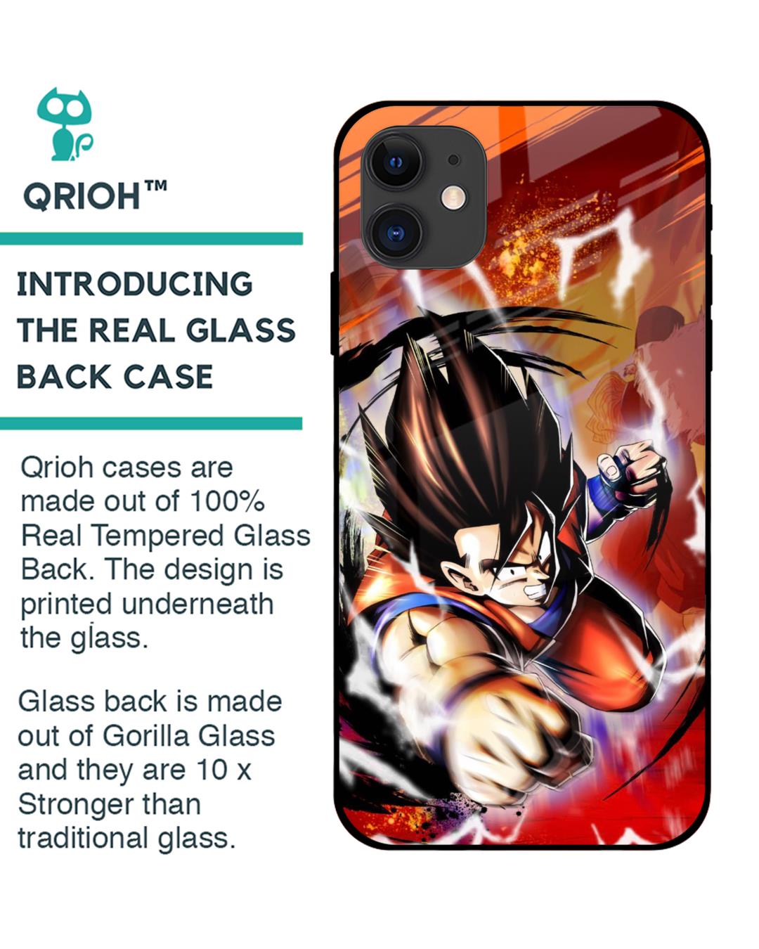 Shop Comic Anime Premium Glass Case for Apple iPhone 12 Mini (Shock Proof,Scratch Resistant)-Back