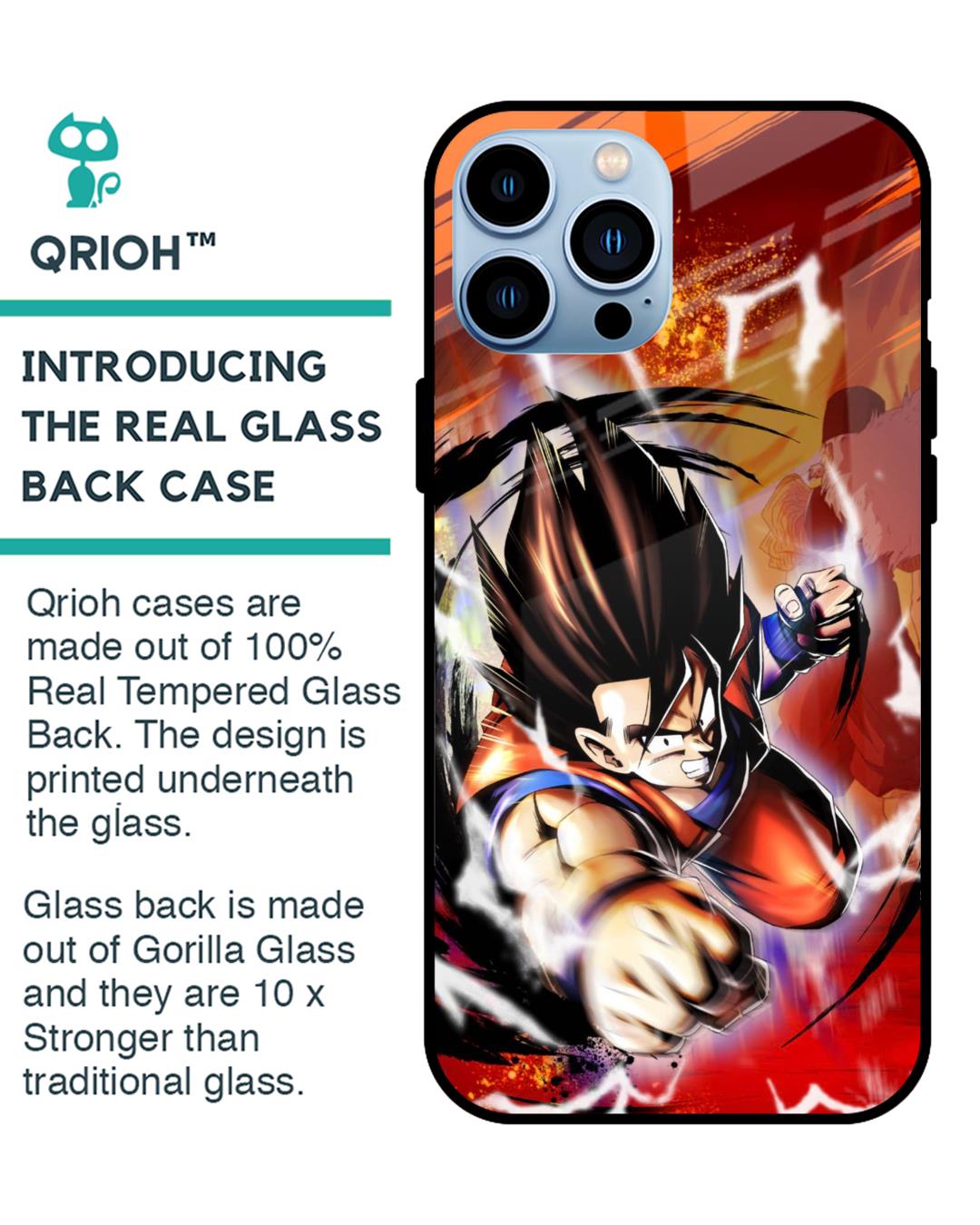 Shop Comic Anime Premium Glass Case for Apple iPhone 13 Pro Max (Shock Proof,Scratch Resistant)-Back