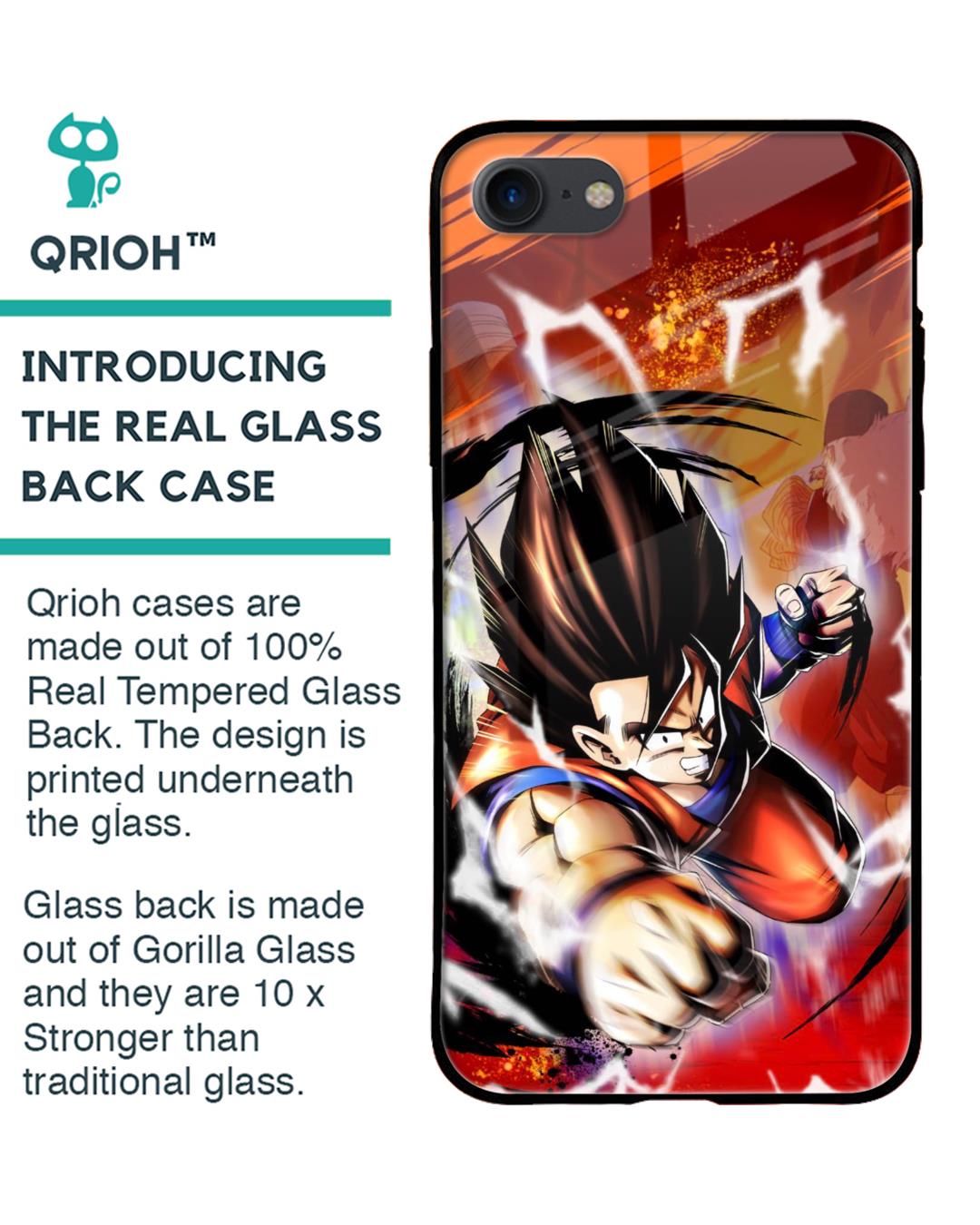 Shop Comic Anime Premium Glass Case for Apple iPhone 7 (Shock Proof,Scratch Resistant)-Back
