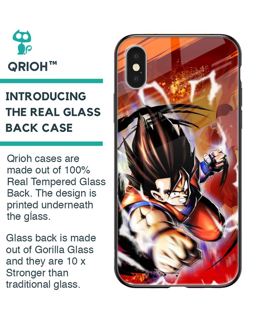 Shop Comic Anime Premium Glass Case for iPhone XS Max (Shock Proof, Scratch Resistant)-Back