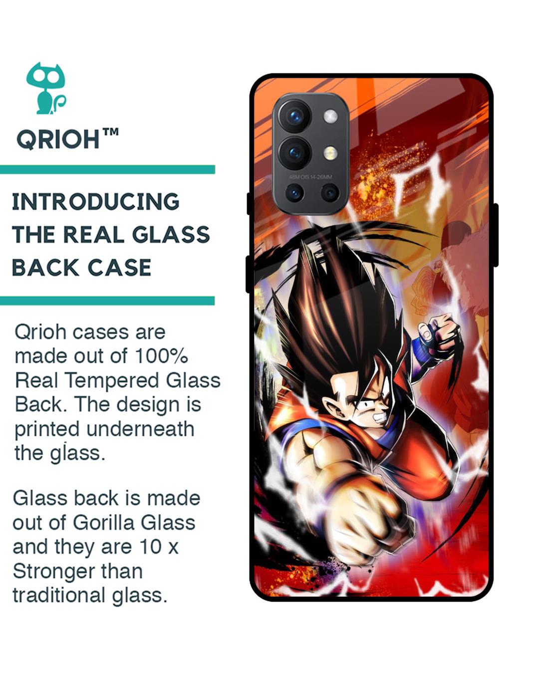 Shop Comic Anime Premium Glass Case for OnePlus 9R (Shock Proof,Scratch Resistant)-Back