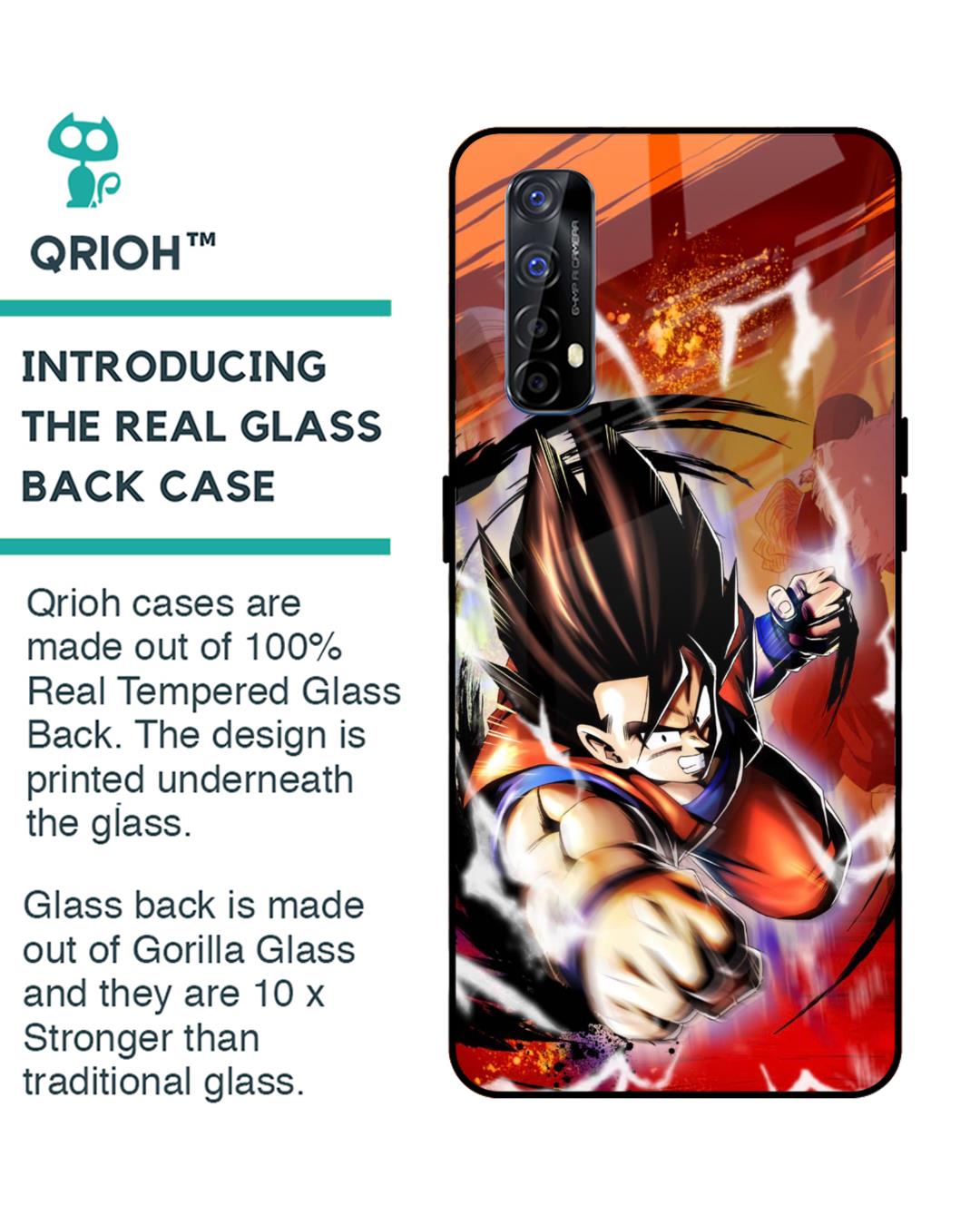 Shop Comic Anime Premium Glass Case for Realme Narzo 20 Pro (Shock Proof, Scratch Resistant)-Back