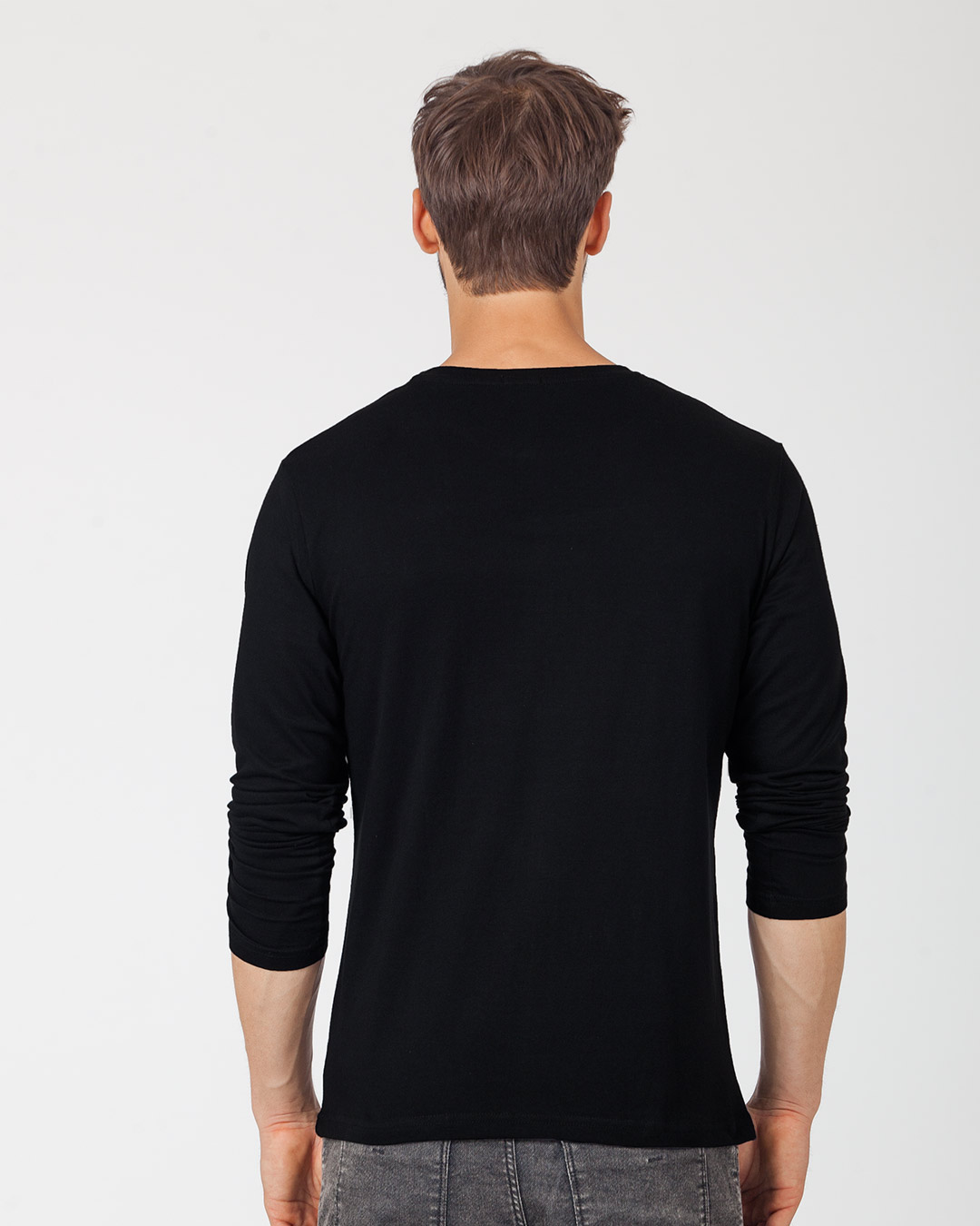 Shop Committed Full Sleeve T-Shirt-Back