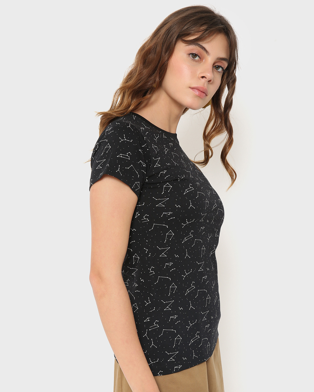 Shop Constellations Half Sleeves AOP T-Shirt-Back