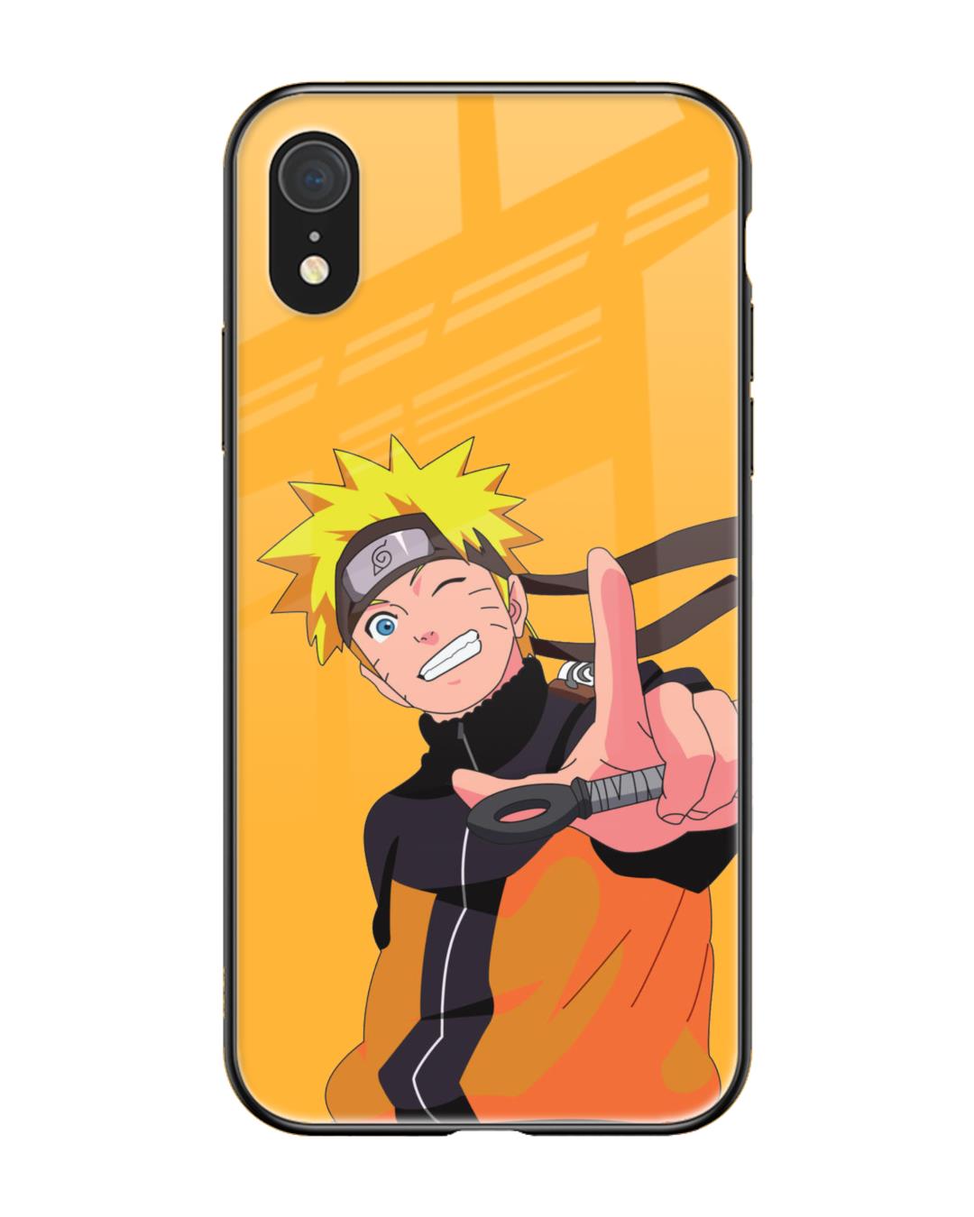 Shop Cool Naruto Premium Glass Case for Apple iPhone XR (Shock Proof,Scratch Resistant)-Front
