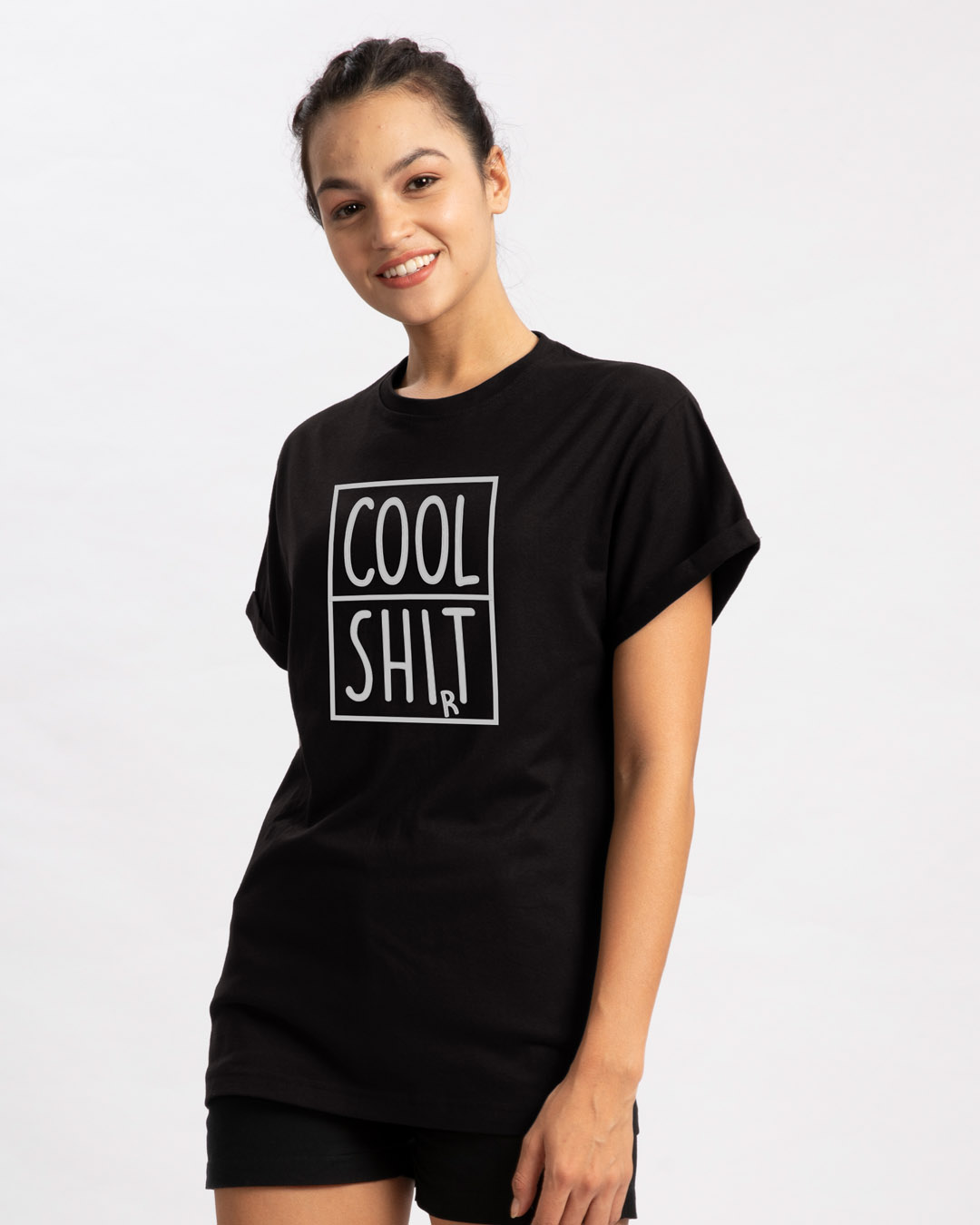 Shop Cool Shit Boyfriend T-Shirt-Back