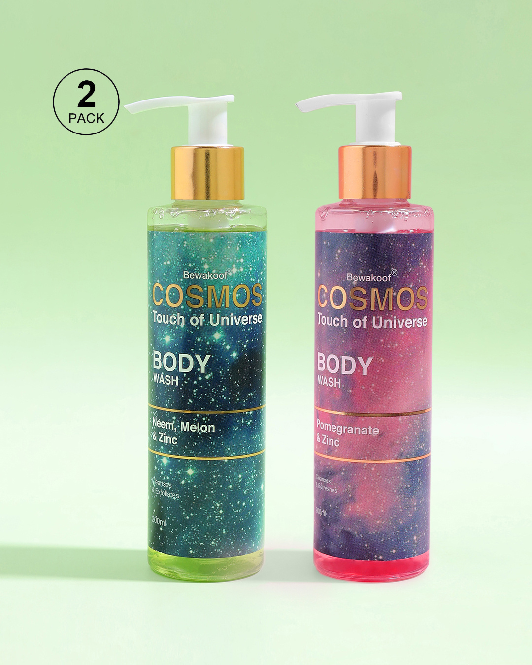 Buy COSMOS Bathing Combo 1 (Neem Melon & Zinc Body Wash 200ml and