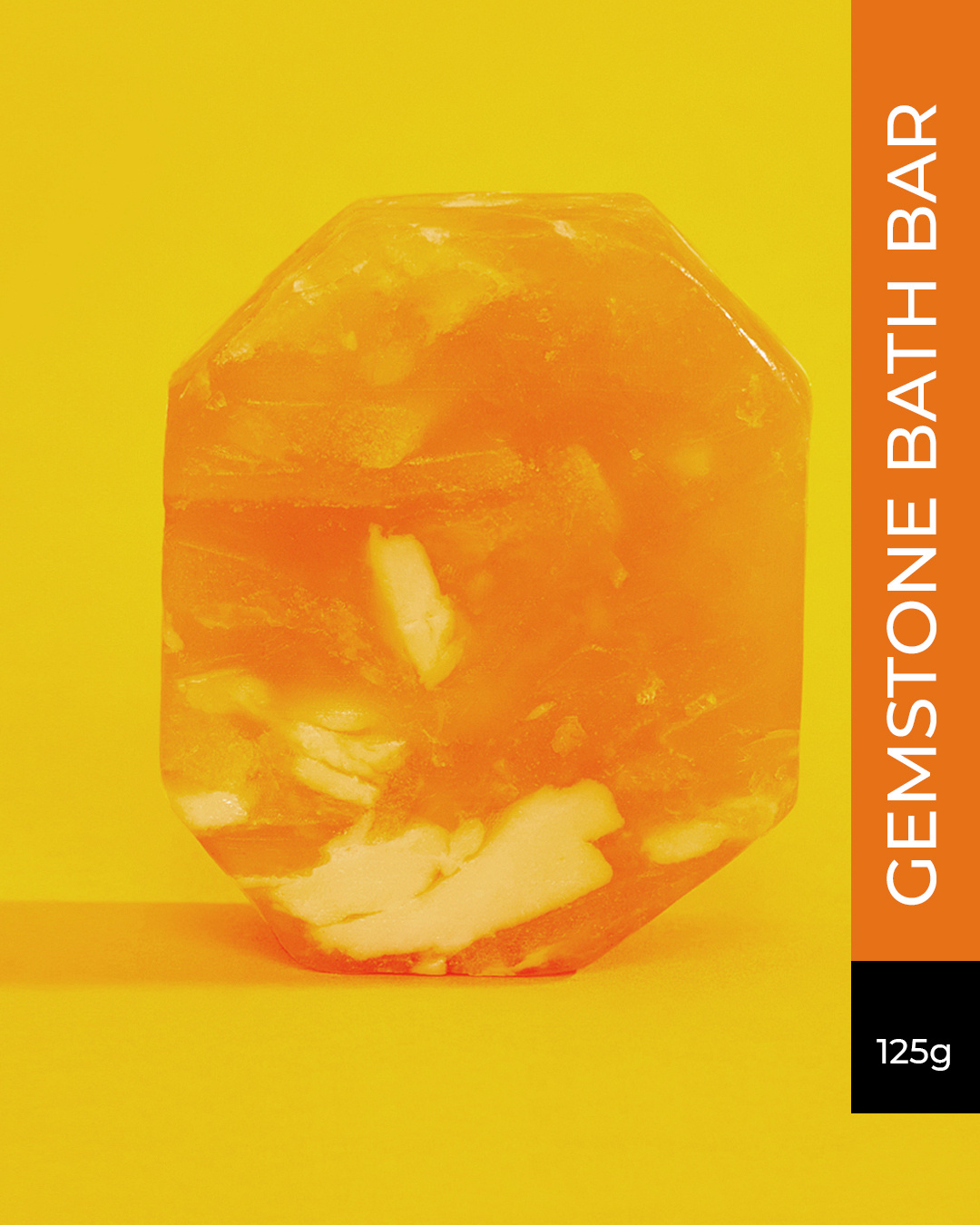 Shop Gemstone Bath Bar By Bewakoof With Citirine Fruity Cleanses And Moisturises 125g-Front