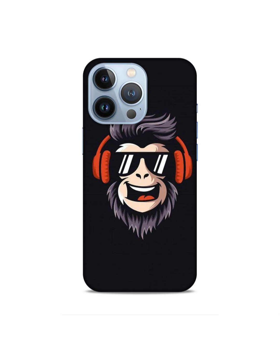 Buy CoversPanda Black Premium Stylish Monkey with Goggle Printed Mobile