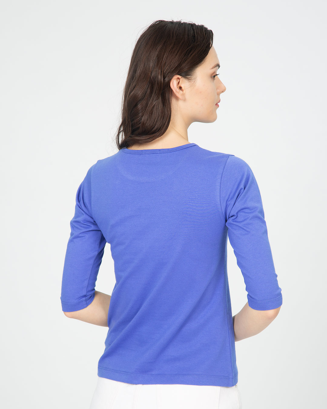 Shop Crazy And Lazy Round Neck 3/4th Sleeve T-Shirt-Back