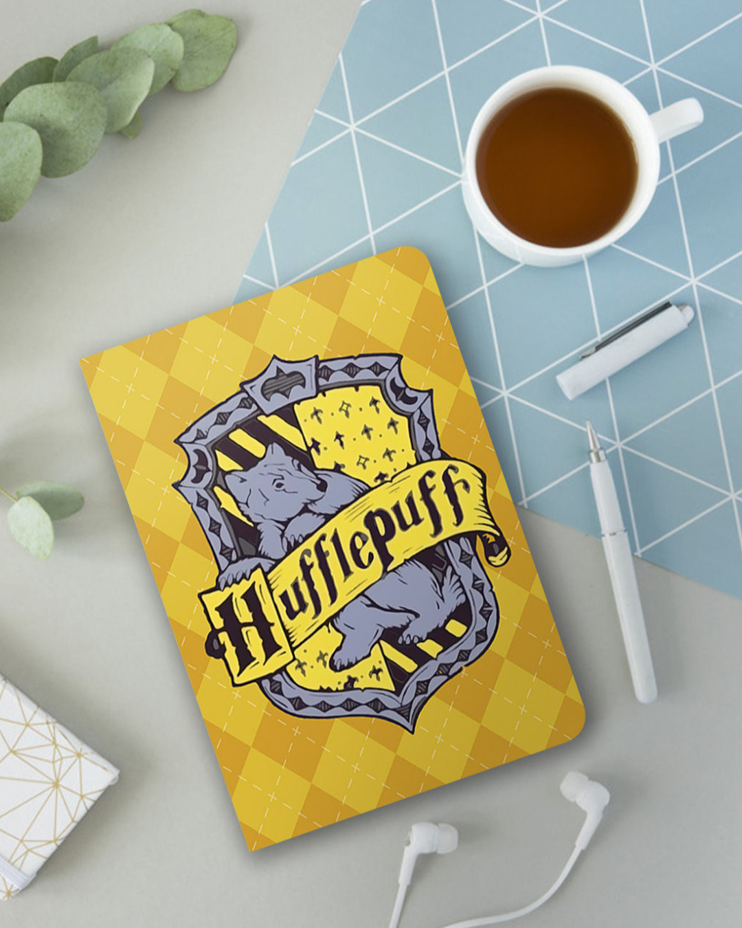 Buy Crest Hufflepuff Premium Notebook (Hardbound, A5 Size, 100 Pages