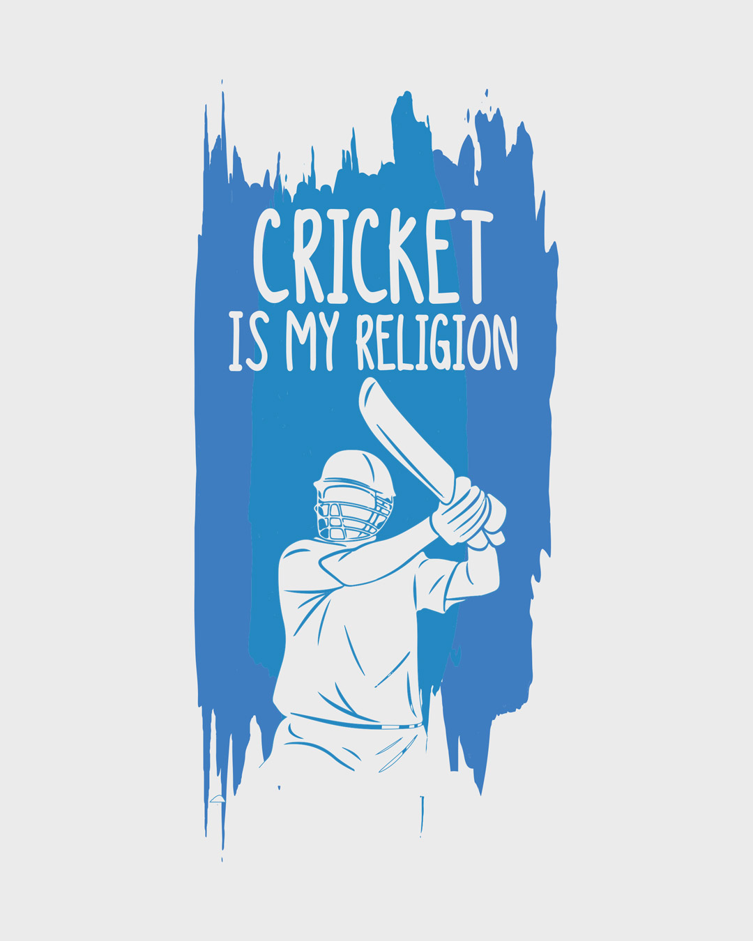 cricket is my religion t shirt