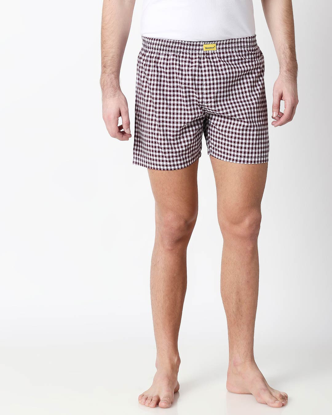 Buy Crimson Checks Men's Boxers Online in India at Bewakoof