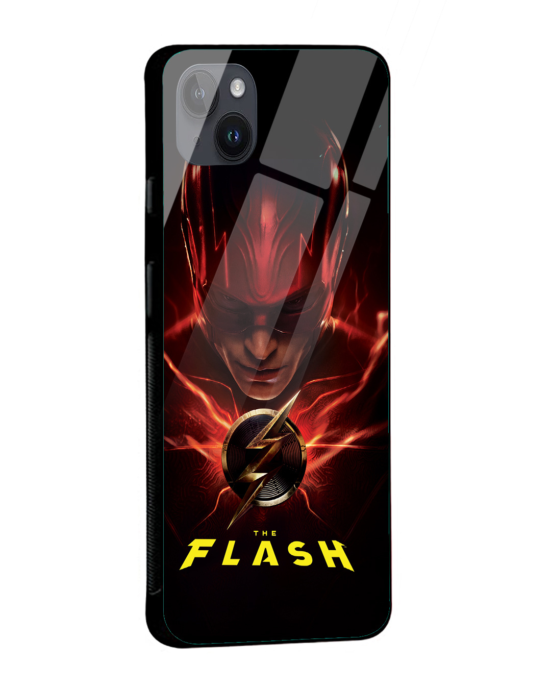 Shop Crimson Comet Flash Premium Glass Cover for Apple iPhone 14 Plus-Back