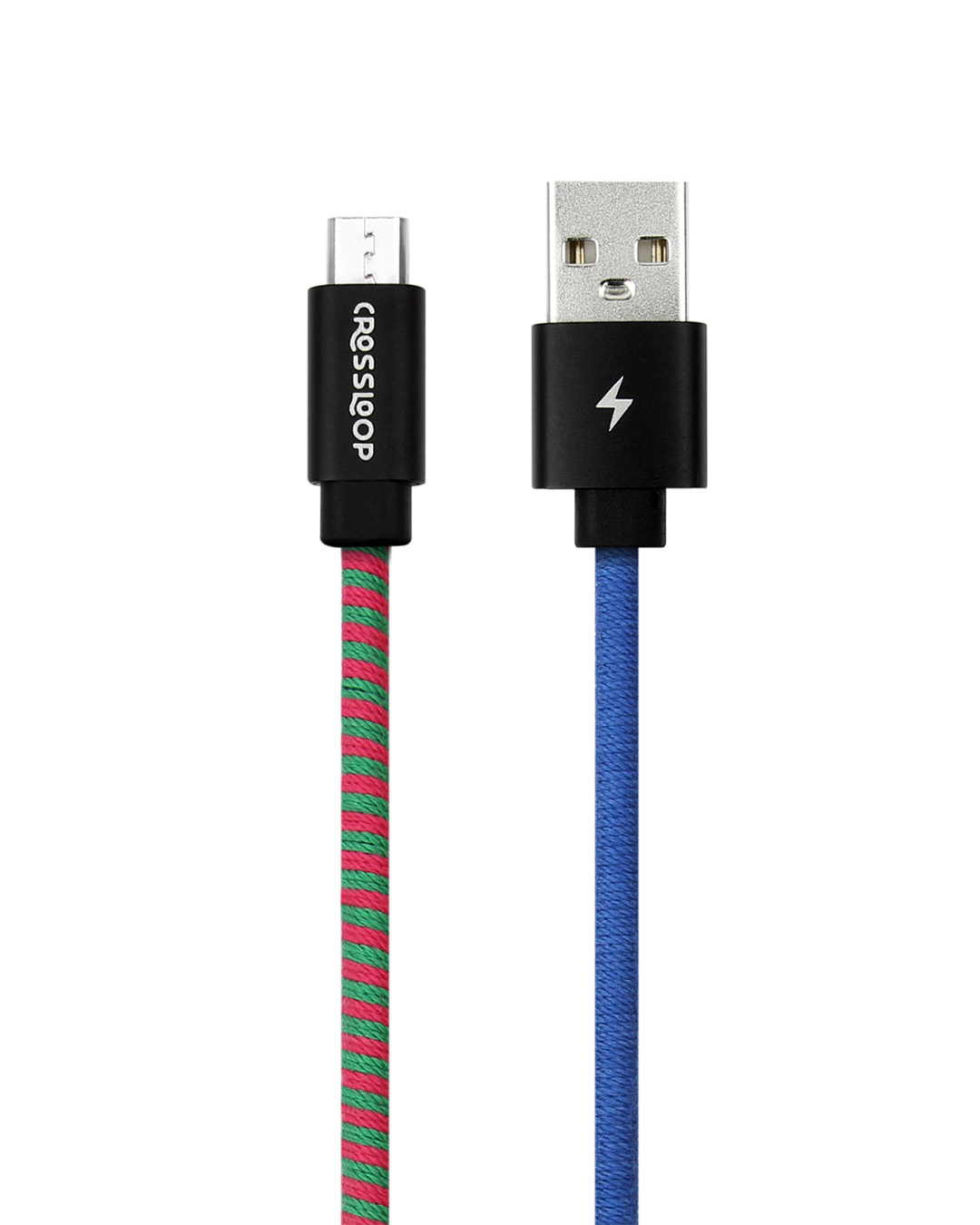 Shop Micro Usb Fast Charging Cable   Blue & Pink-Back