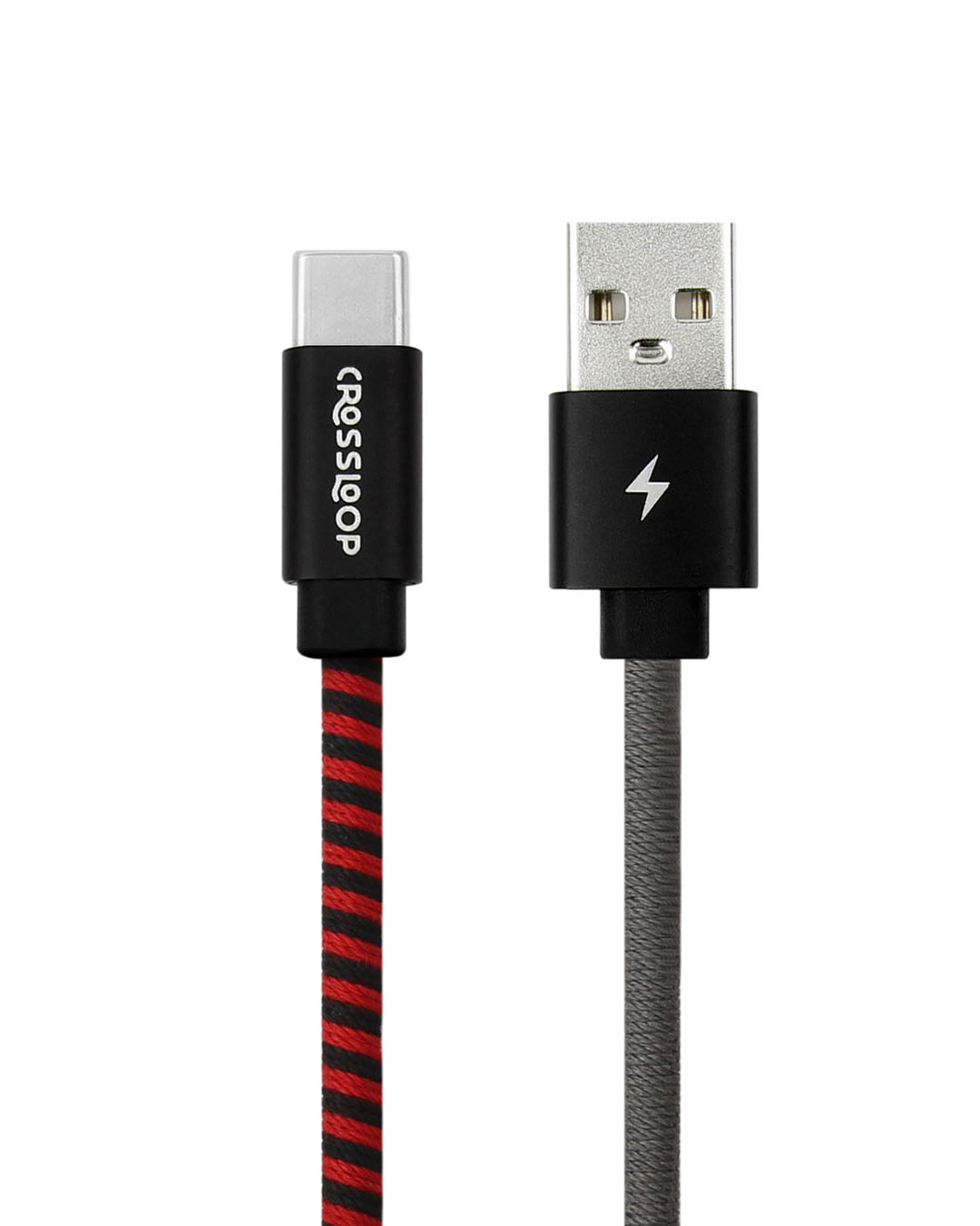 Shop Type C Fast Charging Cable   Red & Black-Back