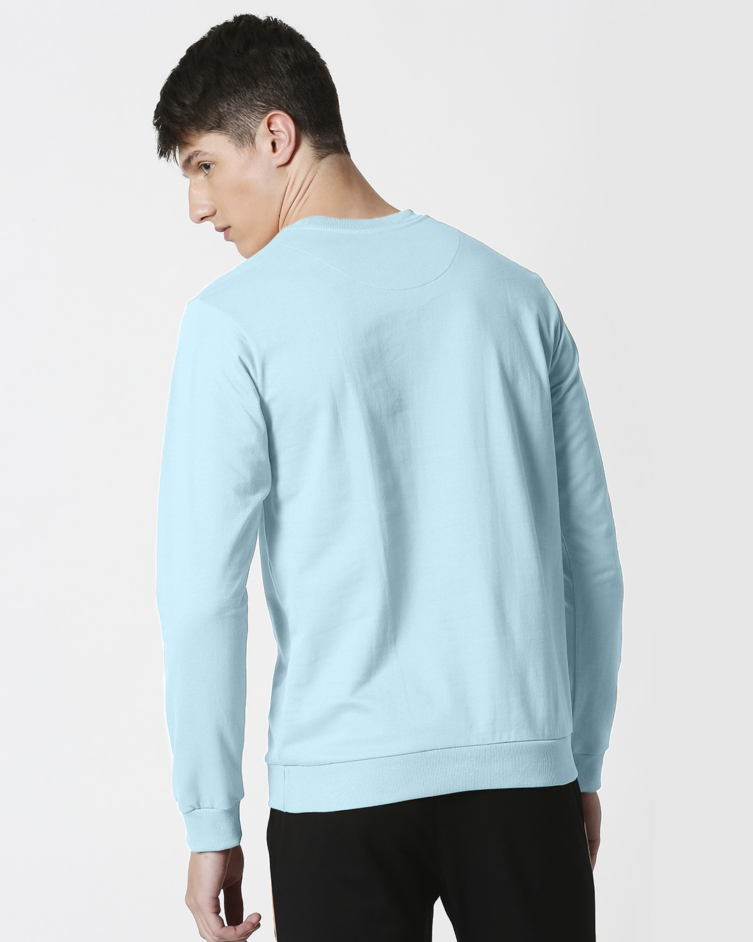 Shop Crystal Blue Fleece Sweatshirt-Back