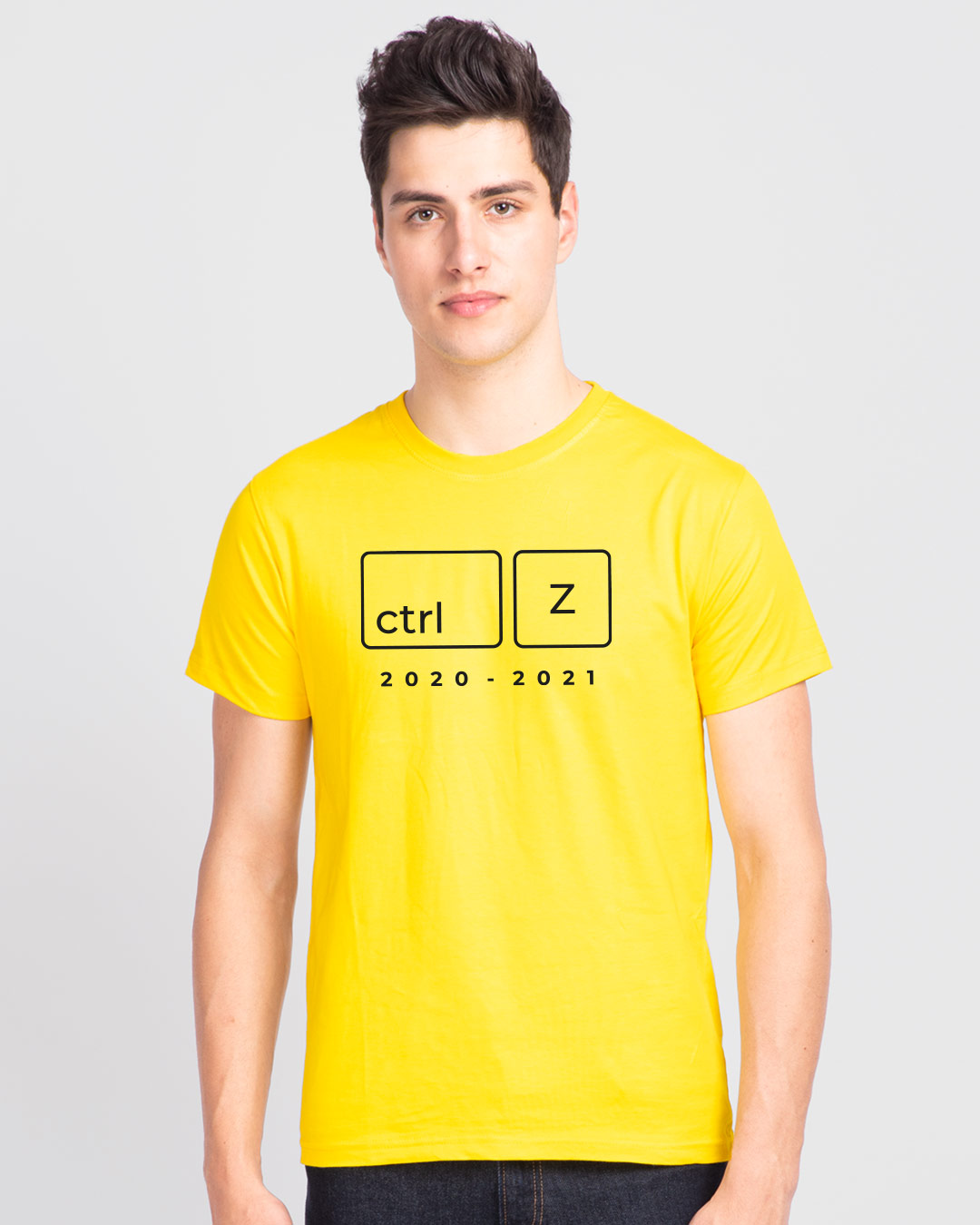 Shop Ctrl + Z Half Sleeve T-shirt For Men's-Back