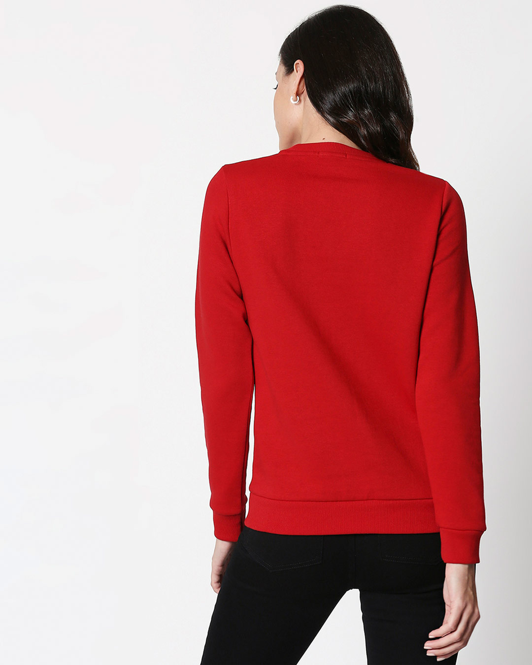 Shop Cup Of Care Fleece Sweatshirt Bold Red-Back