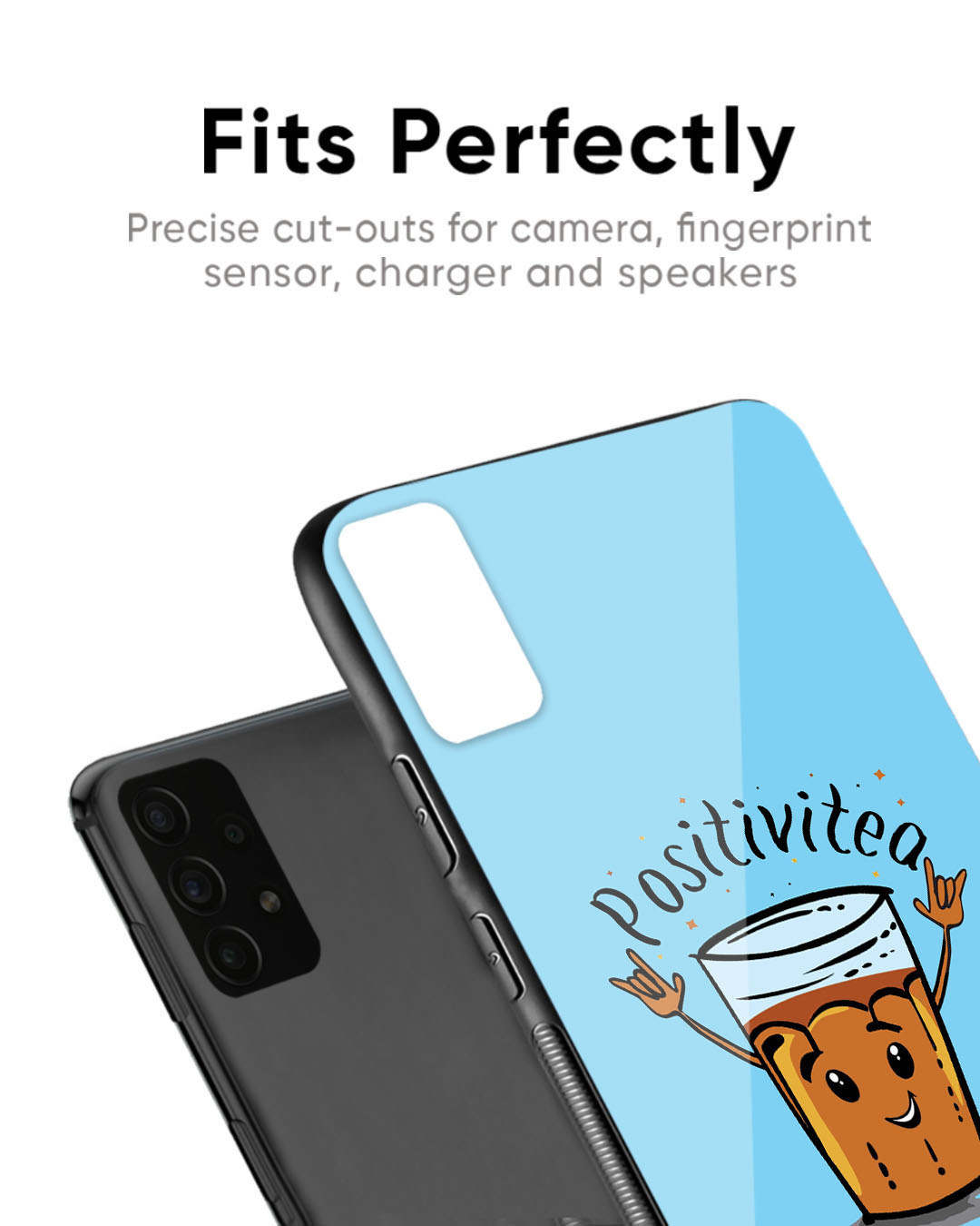 Shop Cup Of Joy Premium Glass Case for OnePlus 7(Shock Proof, Scratch Resistant)-Back