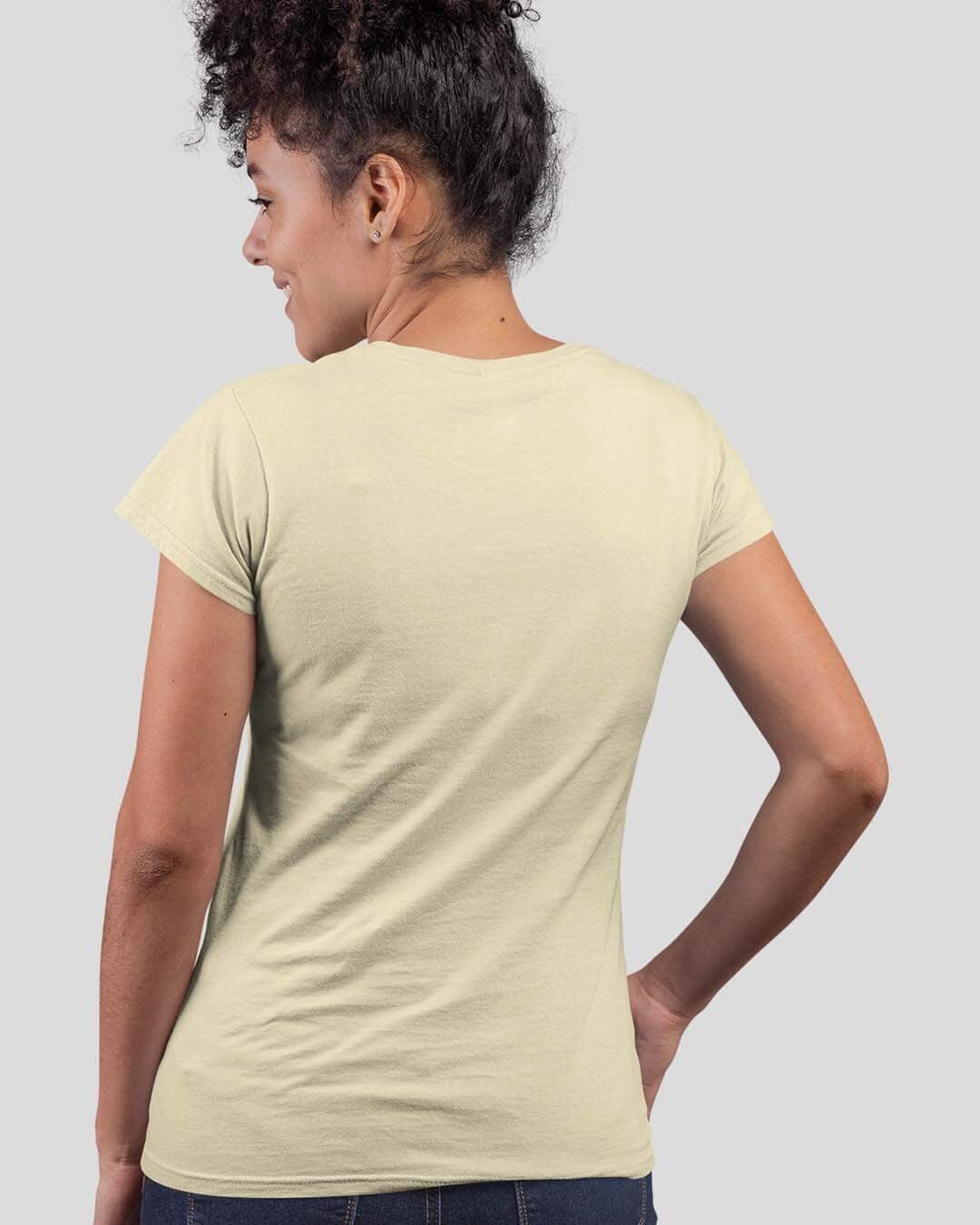 Shop Pineaple Placement Printed Round Neck Cotton T Shirt-Back