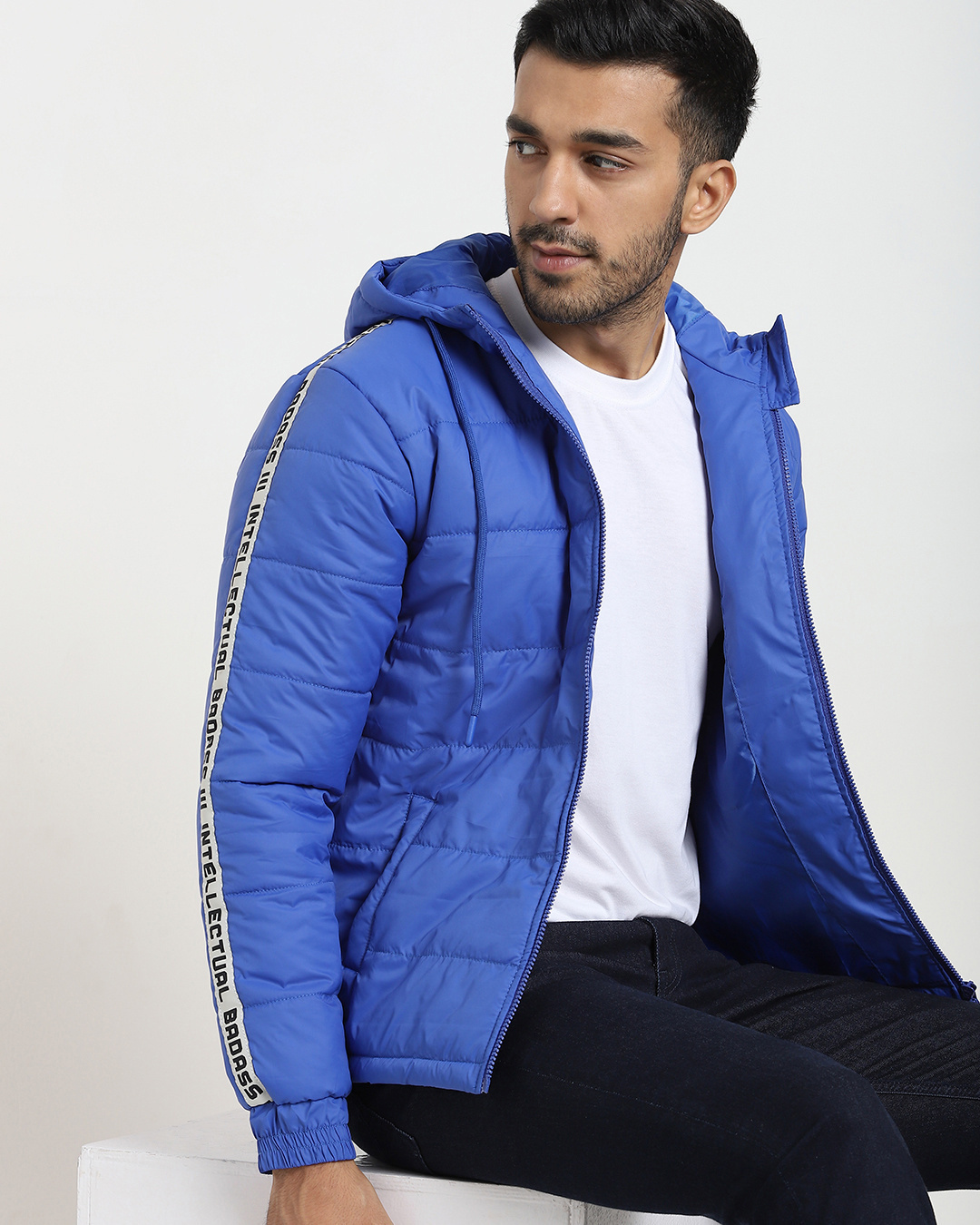 royal blue plus size jacket