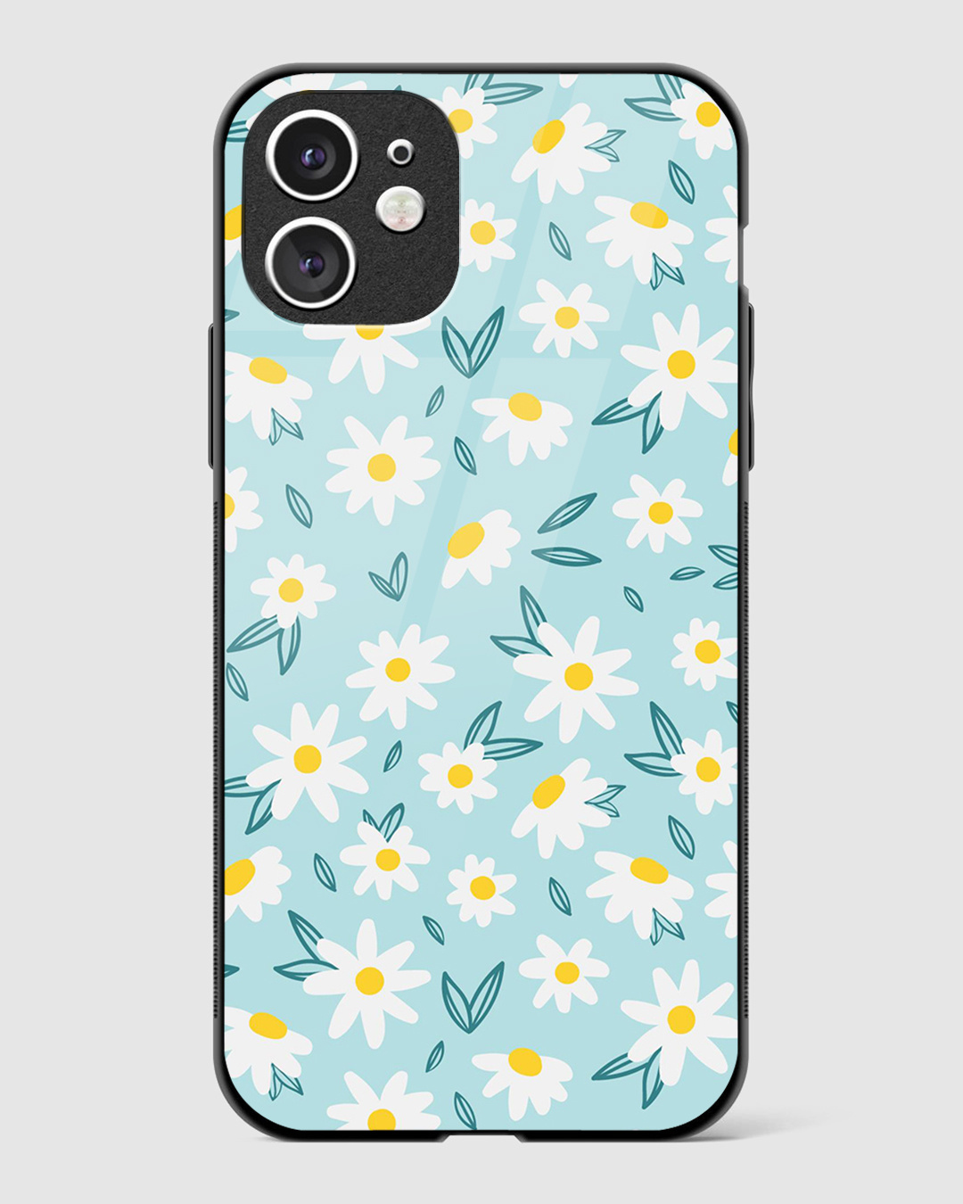 Buy Daisy Art Floral Premium Glass Case for Apple iPhone 11 Online in