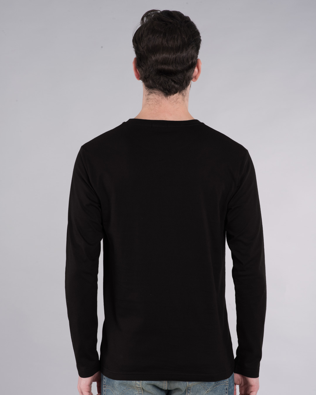 Shop Dali Profile Glow In Dark Full Sleeve T-Shirt -Back