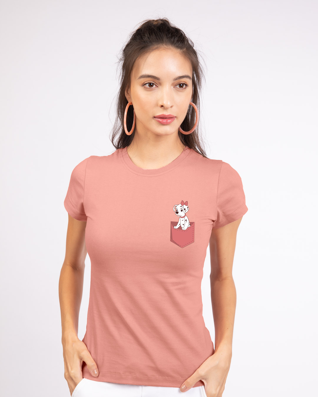 Shop Dalmation Pocket Half Sleeve T-Shirt (DL)-Back