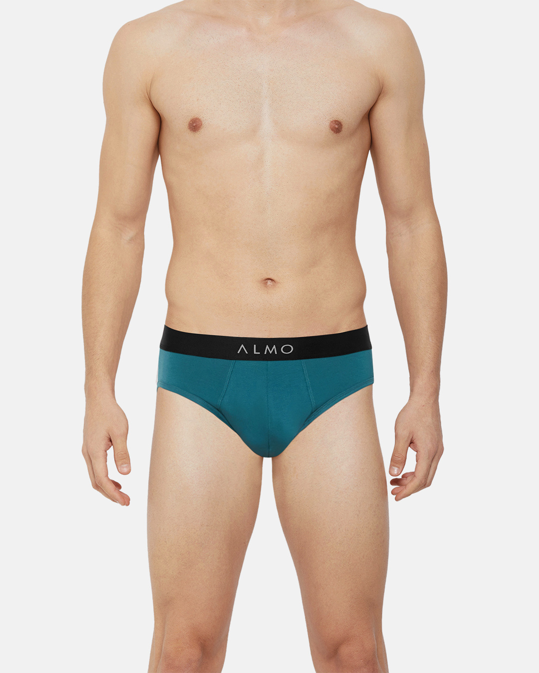 Shop Dario Solid Micro Modal Green, Grey And Red Men's Brief (Pack Of 3)-Back