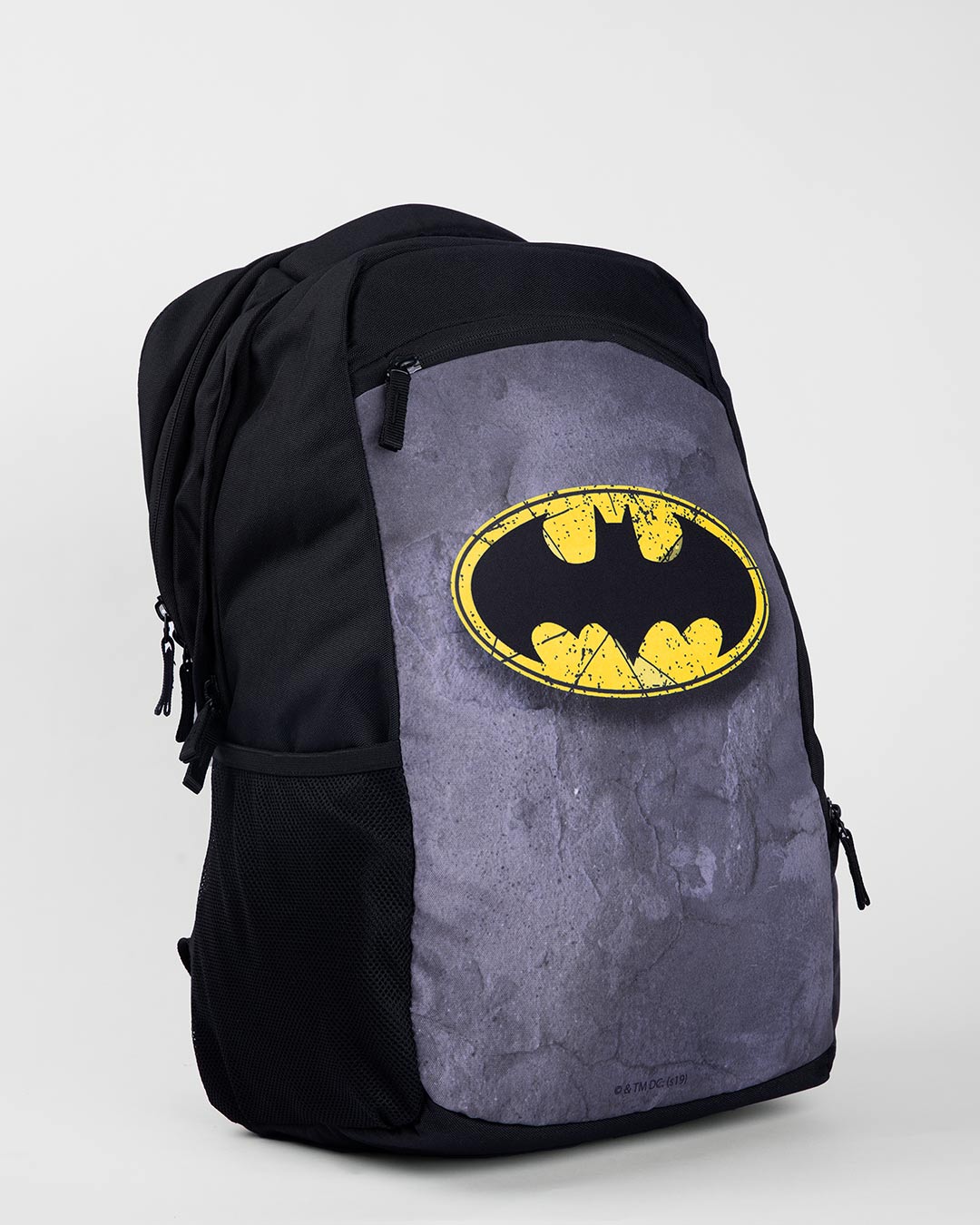 Shop Dark Batman Logo Laptop Bag (BML)-Back
