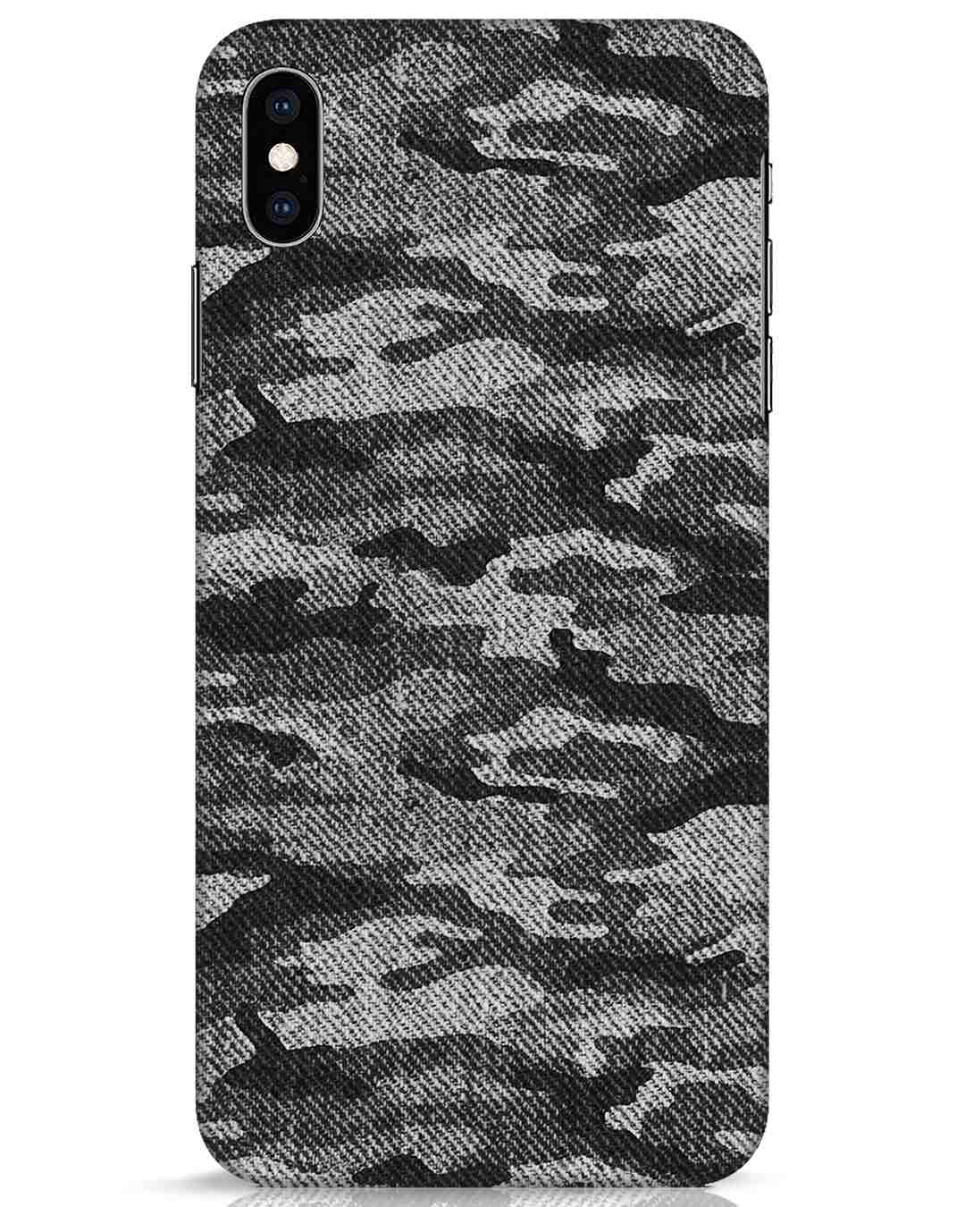 Buy Dark Camo iPhone XS Max Mobile Cover for Unisex Online at Bewakoof