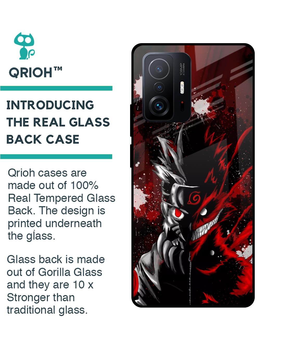 Shop Dark Character Premium Glass Case for Mi 11T Pro 5G (Shock Proof,Scratch Resistant)-Back