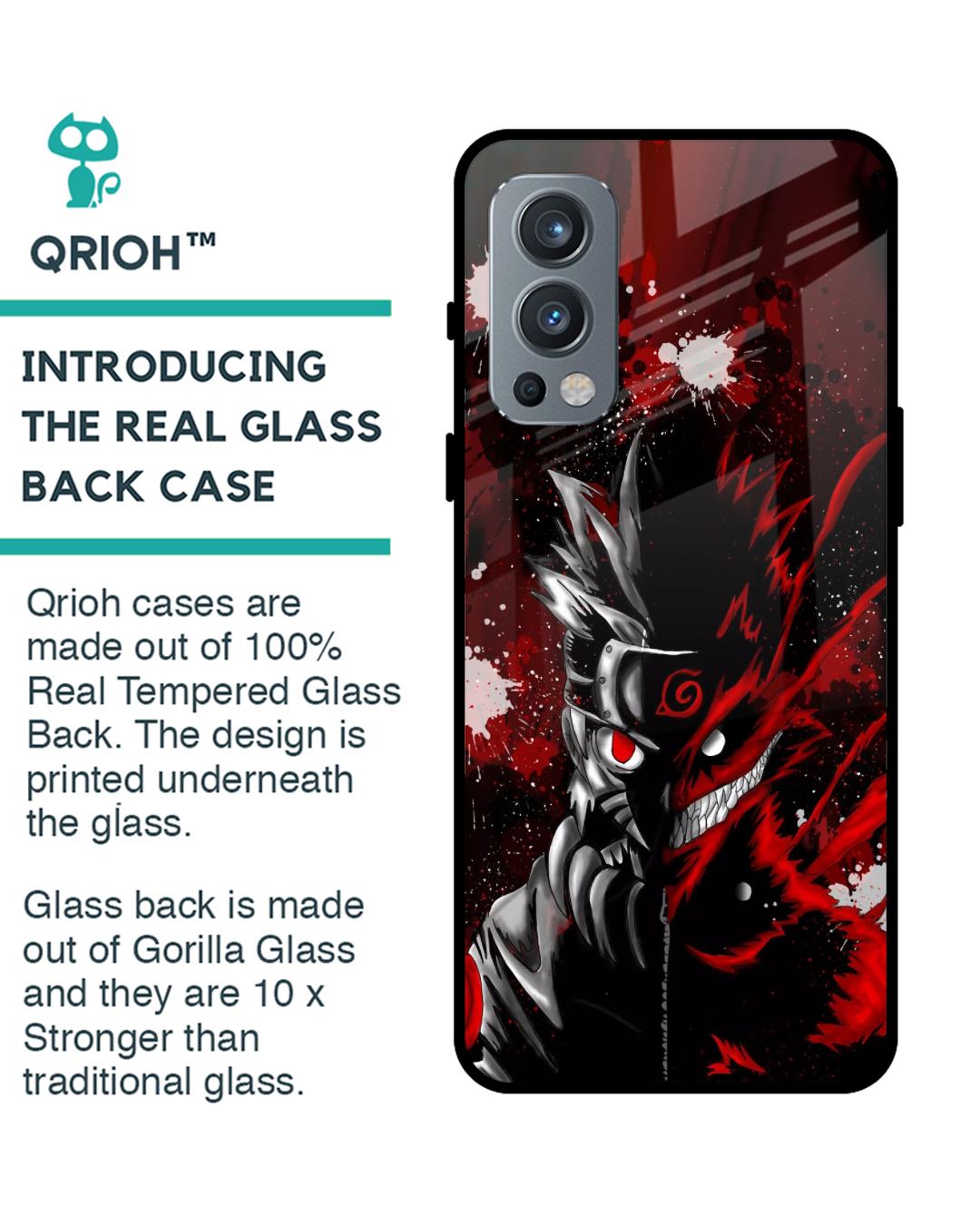 Shop Dark Character Premium Glass Case for OnePlus Nord 2 5G (Shock Proof,Scratch Resistant)-Back