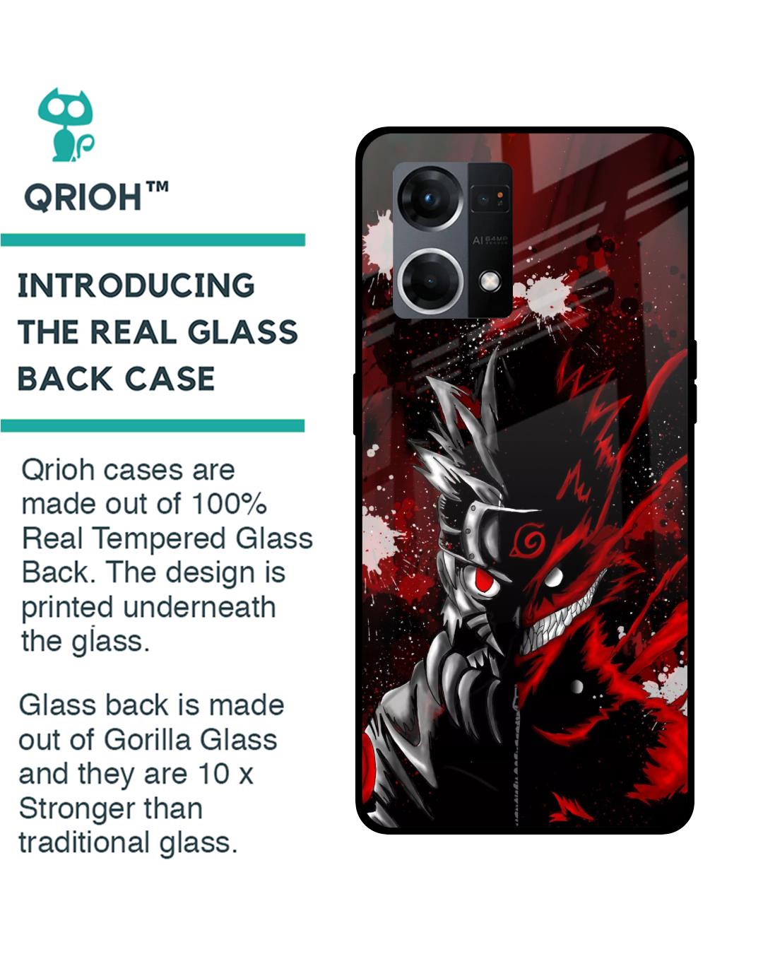 Shop Dark Character Premium Glass Case for Oppo F21s Pro (Shock Proof,Scratch Resistant)-Back