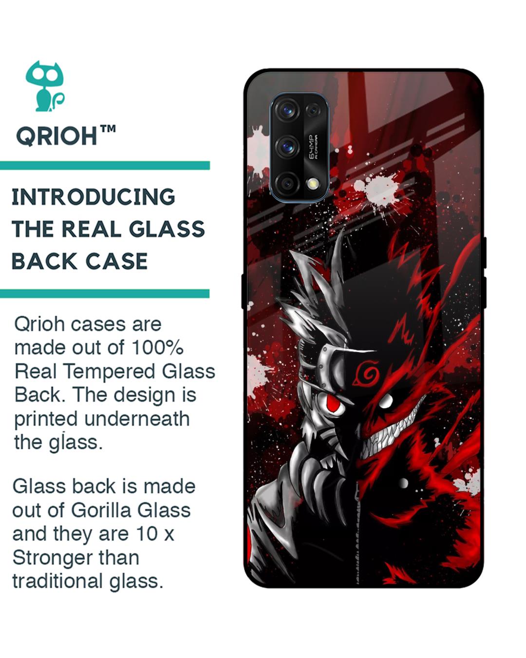 Shop Dark Character Premium Glass Case for Realme 7 pro (Shock Proof, Scratch Resistant)-Back